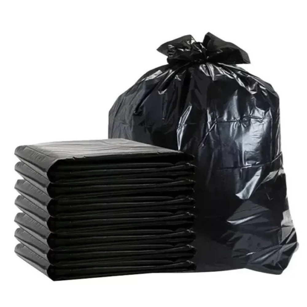 60 litros 0,04 micras (sanfona 10 cm de cada lado) 63x80 - 100 unidades +- 2 KG